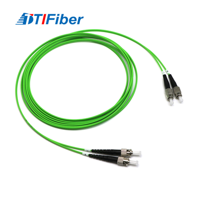 Cordón de remiendo a dos caras de la fibra óptica de FC-ST DX LSZH 50/125um OM5 con varios modos de funcionamiento
