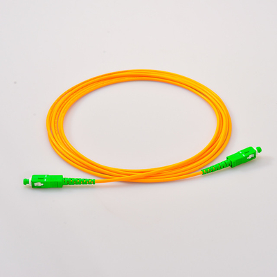 FTTH utilizan 9/125 1 2 a una cara modo del cordón de remiendo de la fibra óptica del Sc de 3 metros solo