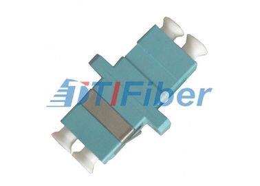 Manga de cerámica del color de las telecomunicaciones del duplex del LC del adaptador azul de la fibra óptica