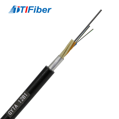 Solo modo del cable de fibra óptica acorazado al aire libre de GYTA G652D