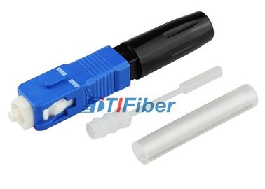 Conectores rápidos azules de la fibra óptica del empalme de FTTH SC/UPC/conectores de fibra óptica