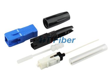 Conectores rápidos azules de la fibra óptica del empalme de FTTH SC/UPC/conectores de fibra óptica