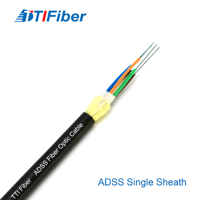 ADSS 6 12 24 ODM al aire libre del OEM del cable de fribra óptica de 48 bases disponibles