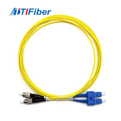 Cordón de remiendo de la fibra óptica de TTIFiber FC-SC SM DX el 1m los 2m los 4m los 5m