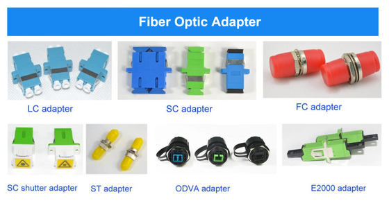 Adaptadores de la fibra óptica del ST del SC LC FC del conector de TTIFiber para Ftth