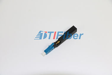 Conectores de la fibra del solo modo del LC UPC APC, conector directo recto del LC de la fibra óptica