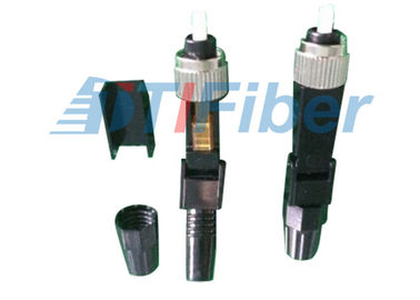 Asamblea de fibra óptica del conector de la fibra óptica del conector de cable FC con la virola pulida de la fibra