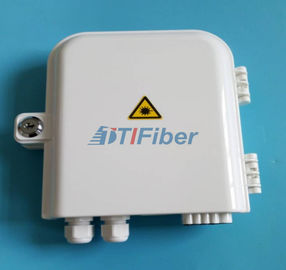 El polo de la pared de la caja del divisor de la fibra óptica del PLC del puerto de FTTH 8 montó la caja de distribución al aire libre
