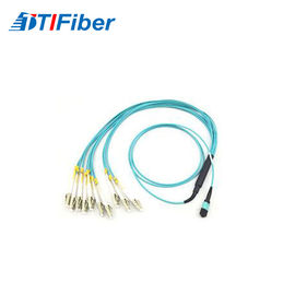 Cordón de remiendo de la fibra óptica de MPO LC/del SC/de FC/del ST MPO LC/puente de la fibra del SC/de FC/del ST