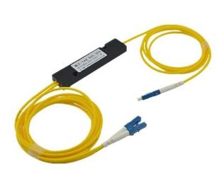 Pérdida óptica del Sc APC 1x64 del divisor de la fibra amarilla para la comunicación Systerm