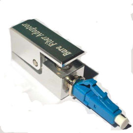 Adoptor azul de la fibra de la fibra óptica del ABS a una cara unimodal desnudo del adaptador