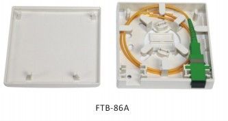 Caja terminal de la fibra óptica de la caja terminal de la base montada en la pared de la fibra óptica 4 con el CE ROHS