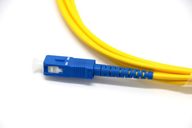 El cable del remiendo del solo modo de G652D, remiendo fibroóptico lleva el SC a una cara/el UPC de SX
