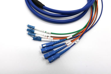 SC/UPC aprobación multi del SGS de la chaqueta de la base LSZH del modo 4 del cordón de remiendo a la fibra óptica del LC/del UPC