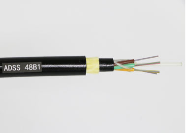 Al aire libre con varios modos de funcionamiento no acorazado del cable de Ethernet de la fibra óptica de ADSS con la sola envoltura