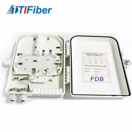 Peso ligero de fibra óptica de 16 de los puertos FTTH de distribución conectores de la caja LC/SC montado en la pared