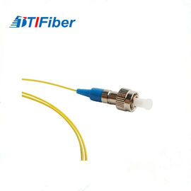 Empalme de FC en cuenta multi de la fibra de las fibras del color 1~144 amarillos unimodales de la coleta de la fibra óptica