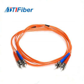 ST a los colores multi con varios modos de funcionamiento del duplex el 1m los 3.28ft 50/125um OM2 del cordón de remiendo de la fibra óptica del ST