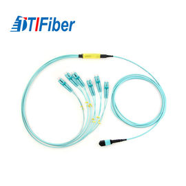 Sc/Lc/Fc/St 12 cordones de la fibra óptica de remiendo del cordón del tamaño del UPC APC de la virola de la cara de encargo del extremo