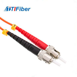 El remiendo durable de la fibra óptica telegrafía ST-ST-MM-OM3 fibras multi del duplex 1~144 a una cara