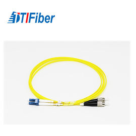 Cable durable del remiendo de la fibra óptica del solo modo, FC a la fibra óptica del cordón de remiendo del LC