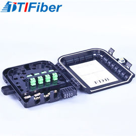 Adaptadores al aire libre interiores de la caja de distribución de la fibra óptica de los puertos de FTTH 24 SC/LC convenientes