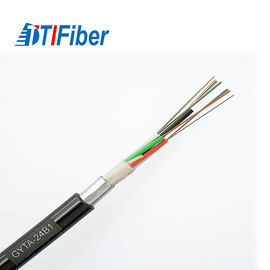 48 acorazados al aire libre el cable óptico GYFTY53 de la fibra de 96 bases dirigen enterrado para la comunicación del Lan