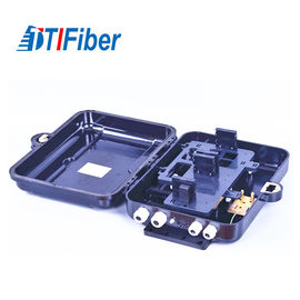 Adaptadores al aire libre interiores materiales del SC de la caja de distribución de la fibra óptica del ABS FTTH convenientes