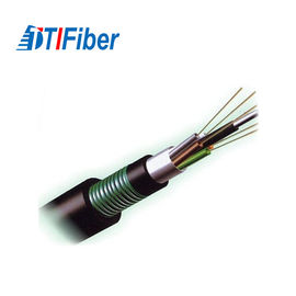 Cable de Ethernet acorazado de la fibra óptica GYTA53 4 8 12 24 48 tubo flojo trenzado 96 bases