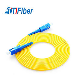 Cordón de remiendo al aire libre de la fibra óptica SC/UPC-SC/UPC los 2.0MM LSZH para las redes de telecomunicaciones