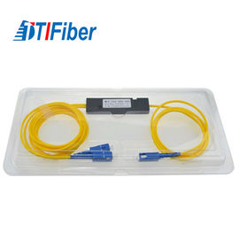 Los ABS del PLC 1310/1550nm 0.9m m del divisor de la fibra óptica de FBT 1X2 2x2 mecanografían para el sistema de FTTX