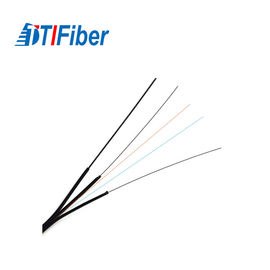 Cable acorazado de la fibra óptica del solo modo, 1/4 cable de descenso de Ftth de la base el 1km modificado para requisitos particulares