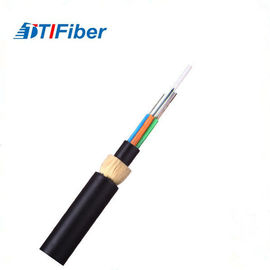 Cable ligero 24 de la red de la fibra óptica 48 envoltura baja aérea al aire libre de la fricción de la base ADSS