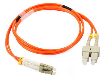 Cordón de remiendo con varios modos de funcionamiento a dos caras de la fibra óptica del LC con el cable de fribra óptica 3,0