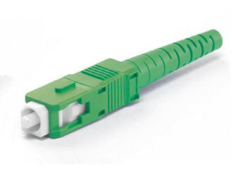 Conector a dos caras de la fibra óptica, conector verde de la fibra del SC APC para la prueba