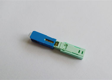 Conector unimodal rápido de la fibra óptica del SC del UPC APC con la fibra dentro