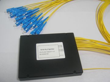 Divisor de fibra óptica del acuerdo del PLC 1×16 para la red óptica pasiva