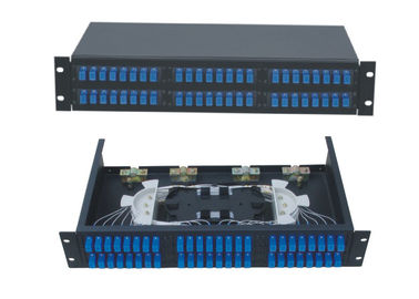 la caja terminal de la fibra óptica del SC de 12 puertos con el estante 2U montó la estructura