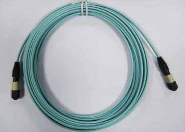 Cordón de remiendo de la fibra óptica de OM3/de OM4 MPO para la terminación activa del dispositivo