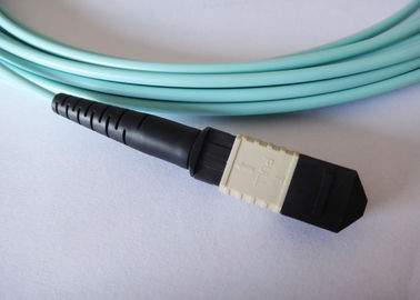 Cordón de remiendo de la fibra óptica de OM3/de OM4 MPO para la terminación activa del dispositivo