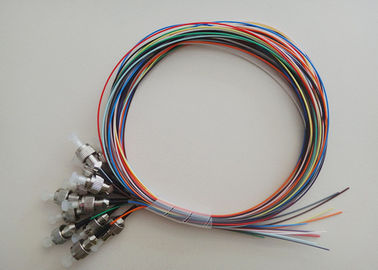 coleta a una cara con los conectores del SC, cable de la fibra óptica del SC de 12 colores de la fibra del 1.5M