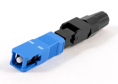 Conectores de cable de fribra óptica con varios modos de funcionamiento del SC con la virola pulida de la fibra