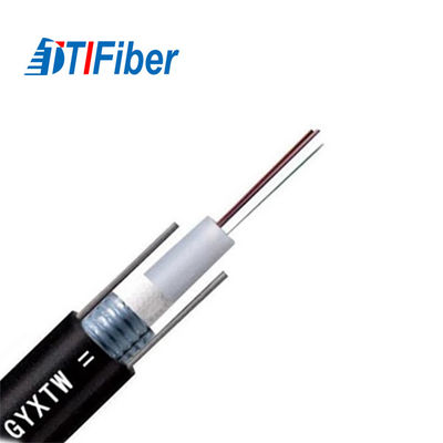 2 4 6 8 12 16 24 cables acorazados de la fibra del solo modo de la base GYXTW