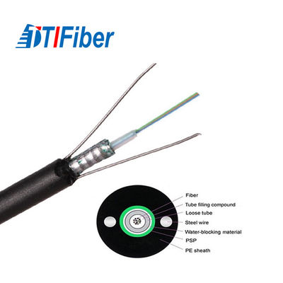 2 4 6 8 12 16 24 cables acorazados de la fibra del solo modo de la base GYXTW