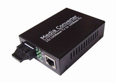 Escoja/medios convertidor de la fibra óptica dual con medio/por completo - duplex