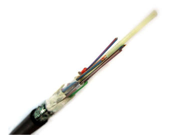Cable de fribra óptica al aire libre del solo modo con el miembro de fuerza central de FRP