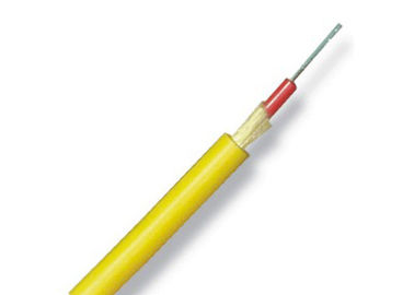 Cable de fribra óptica interior a una cara para la red de telecomunicaciones, amarillo
