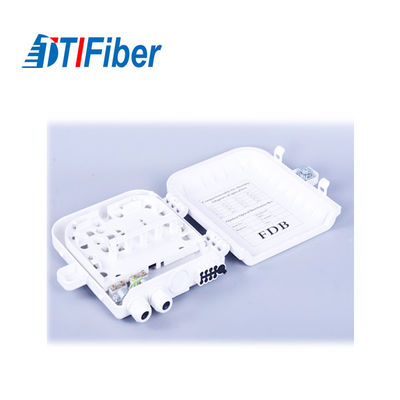 Divisor plástico del PLC de la prenda impermeable FTTH del SC de la base de la caja de distribución de la fibra óptica de SMC 16