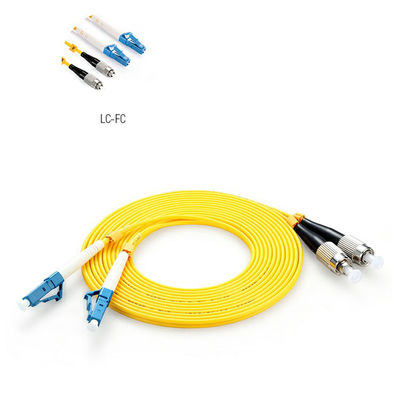 Sc amarillo Lc UPC APC SM el 1m los 5m 10m del cordón de remiendo de la fibra óptica de LSZH el 15m