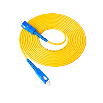 Simplex de encargo óptico del cordón de remiendo de los cables de fribra óptica del solo modo del SC